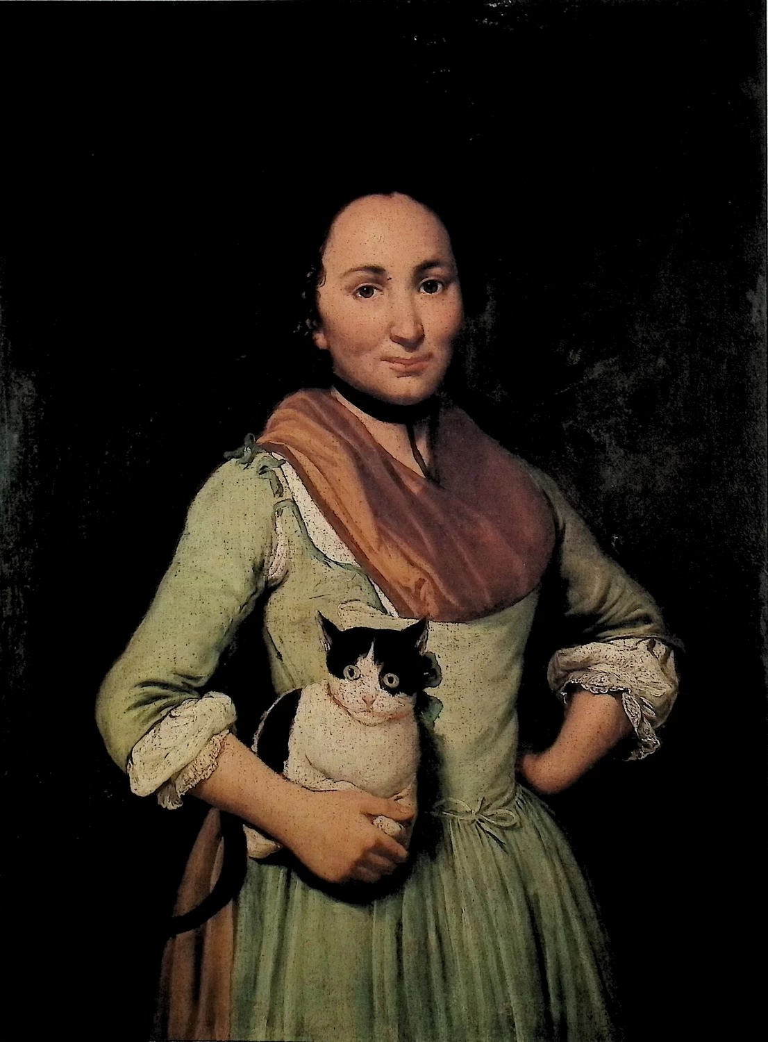 Giacomo Ceruti, il Pitocchetto - 206, Ragazza con gatto